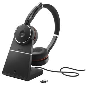Jabra Evolve 75 Headset, wireless, noise cancellation, slightly used (brand new)